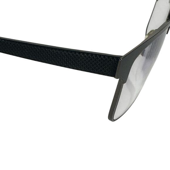 Lacoste L2198 Eyeglasses Black Semi Rim Rectangular 55-18-145 unisex main image 7
